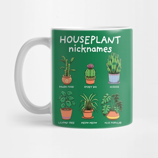 Houseplant Nicknames by GoshWow®